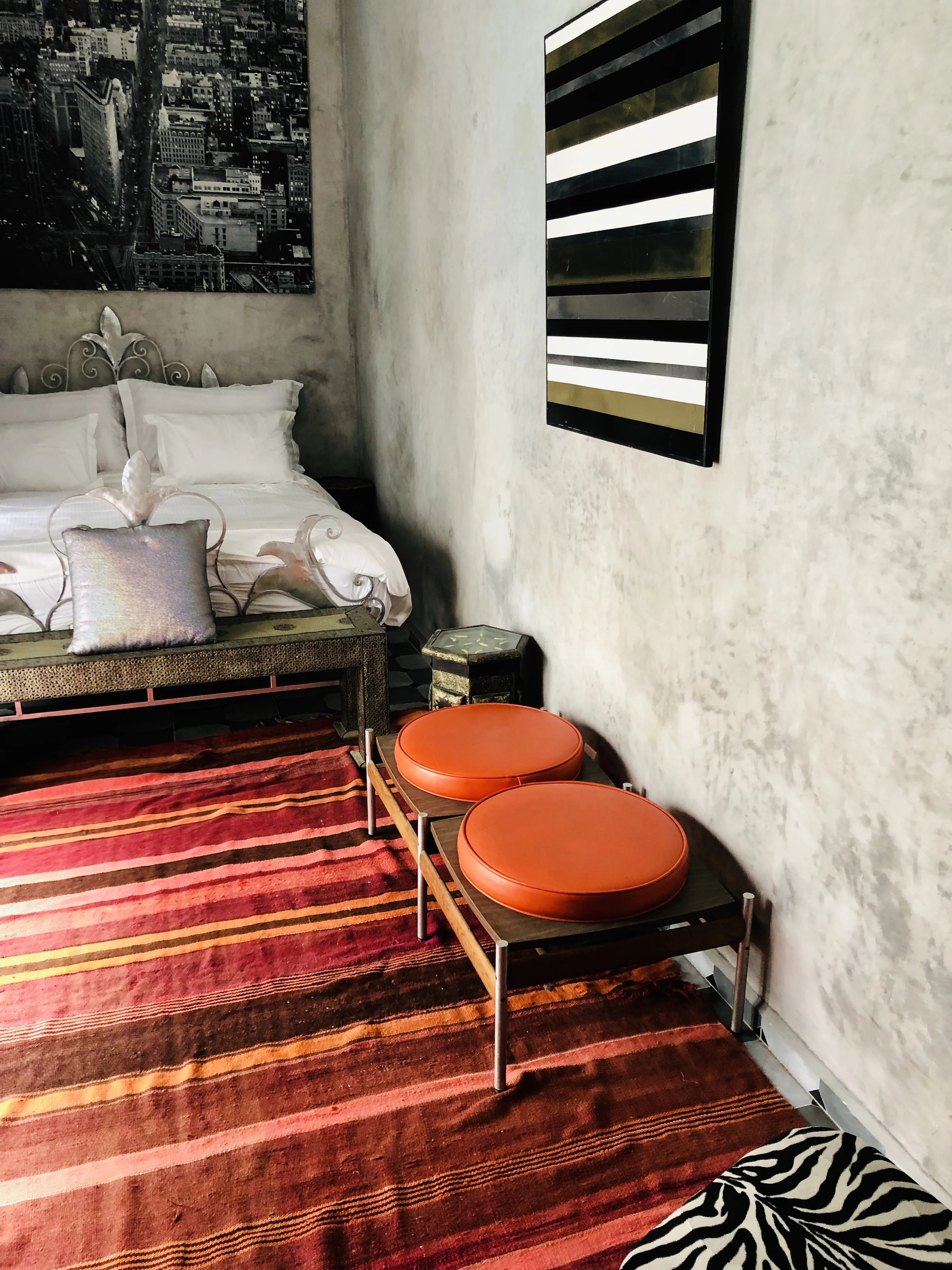 The Pool Room, bedroom detail